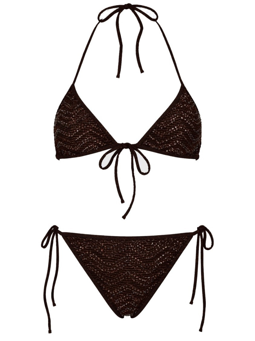 Missoni Wave Texture Triangle Top Swimsuit