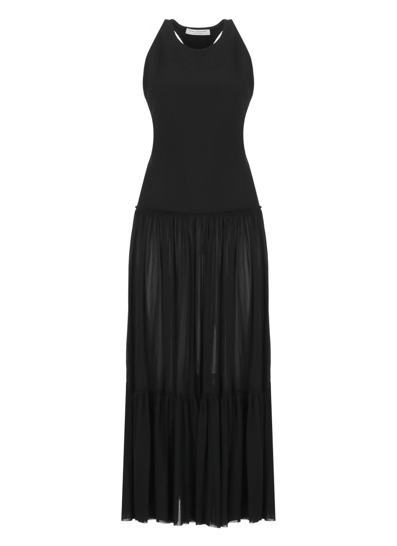 Philosophy Di Lorenzo Serafini Black Tulle Dress