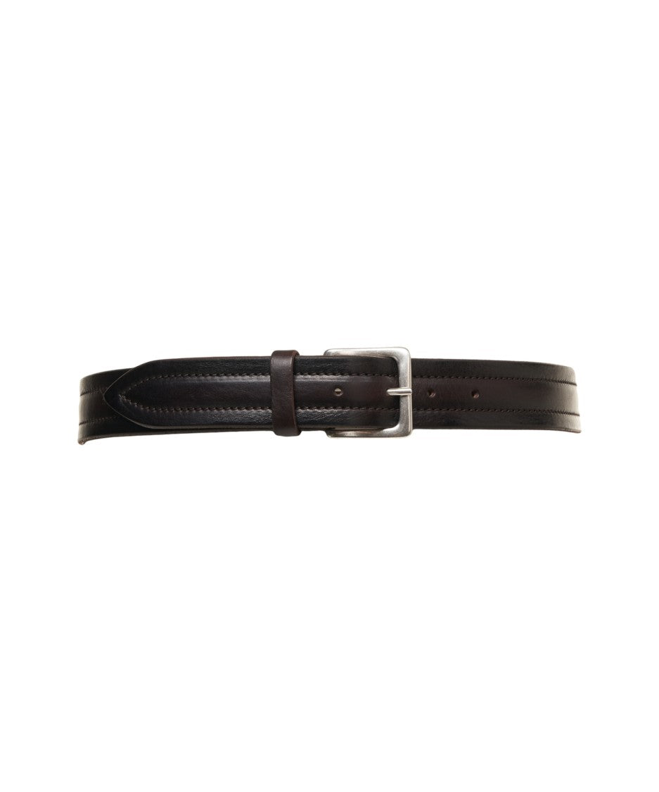 Orciani Smooth Leather 'Bus' Belt