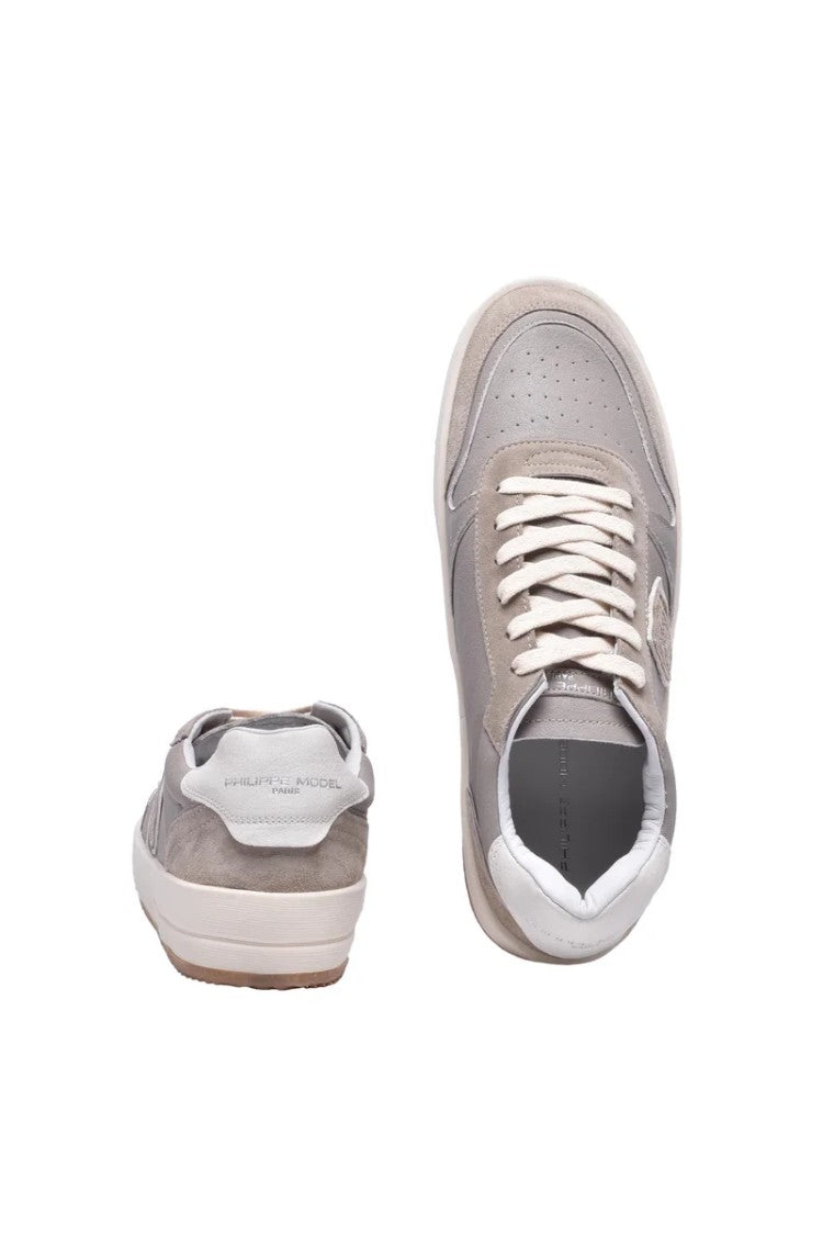 Philippe Model Nice Low Sneakers Grey - Grey