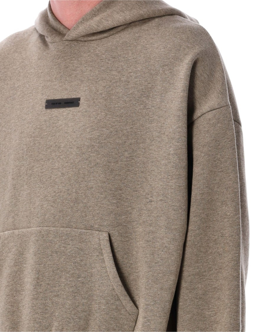 Fear Of God Relaxed Fit Double-Layer Hoodie With Signature Logo Details