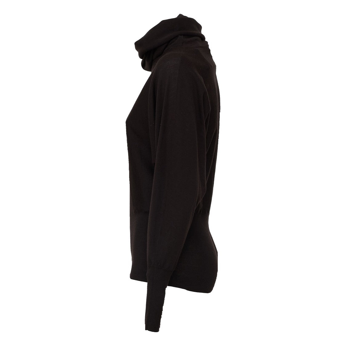 Soeur Lindsay Boxy Drop-Shoulder Turtleneck Sweater