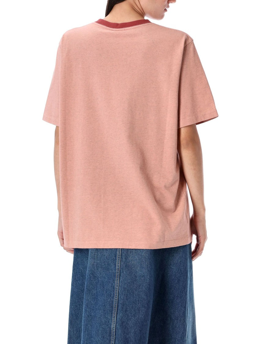 Chloé Logo Print Oversized Cotton T Shirt