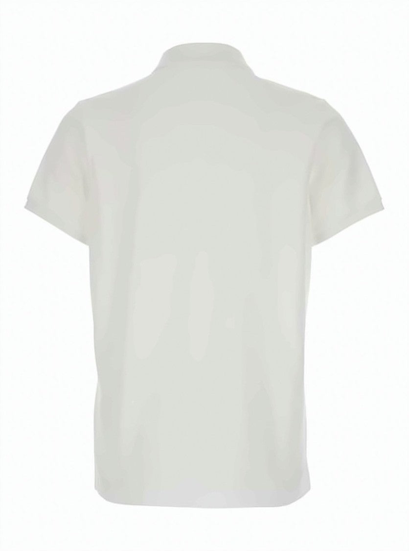 Moncler Short-Sleeve Polo Shirt With Embroidered Logo