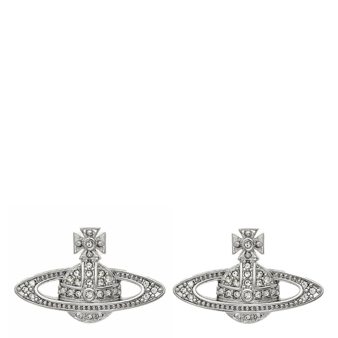 Vivienne Westwood Silver-Tone Earrings With Orb