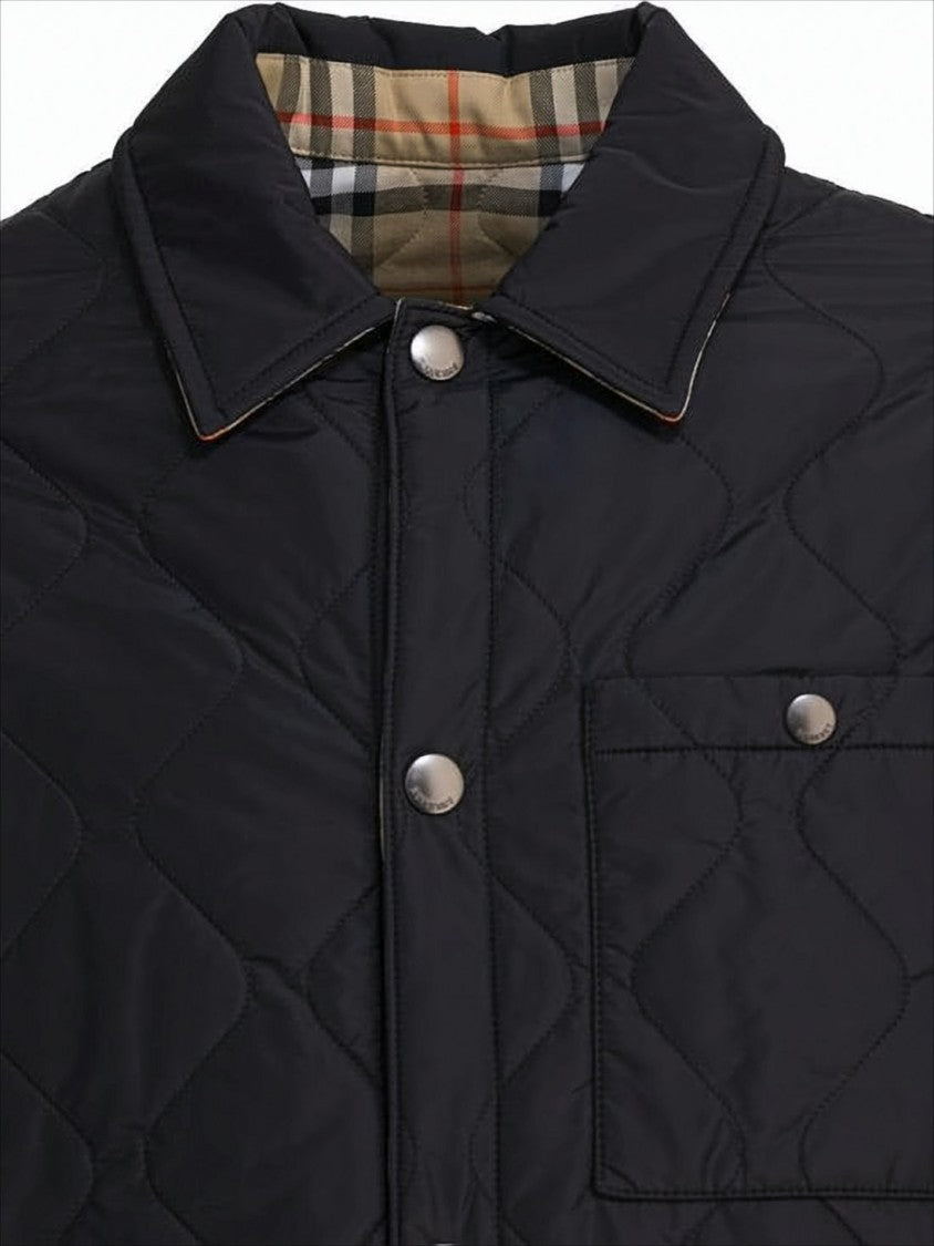 Burberry Reversible Quilted Jacket With Classic Check