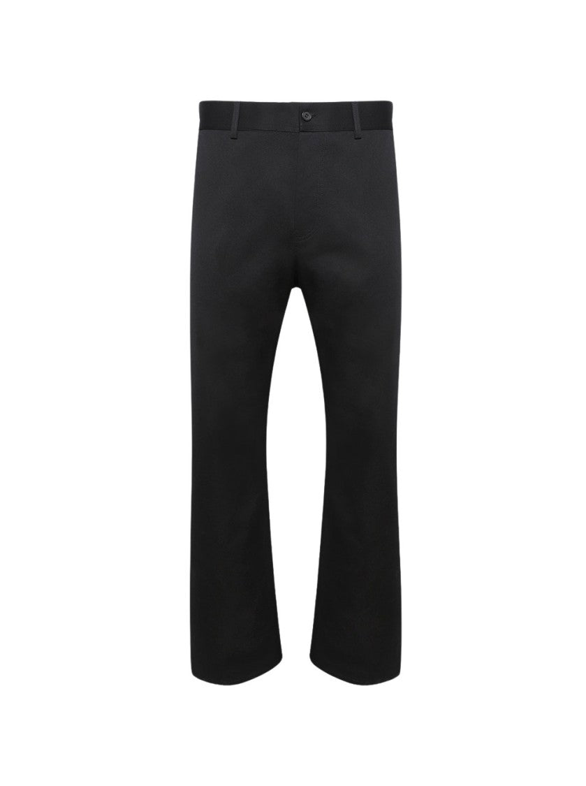 Marni Contemporary Black Cotton Trousers