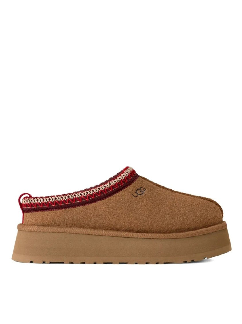 Ugg Slip-On Suede Shoes With Decorative Trim