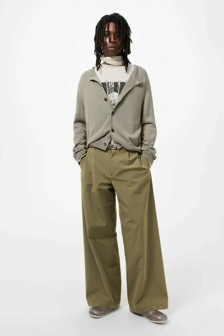 Our Legacy Brown Wide-Leg Pants With High Waist