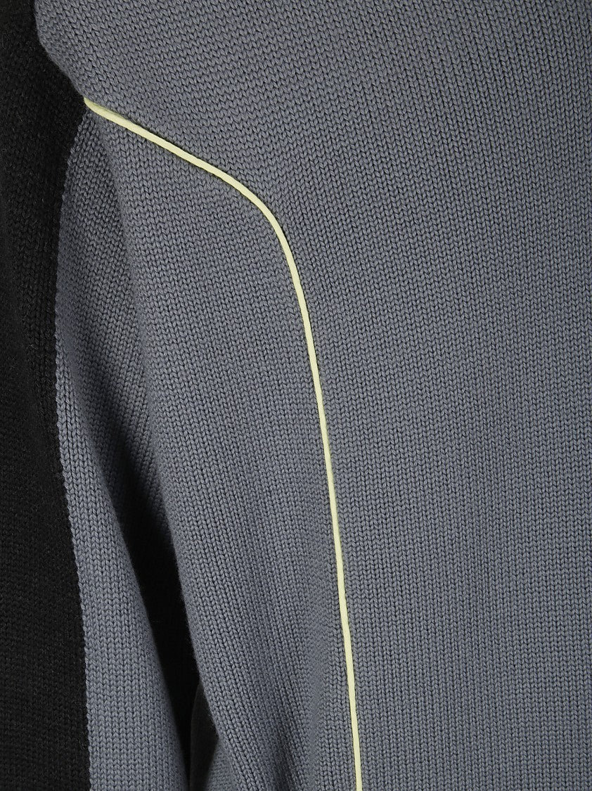 Gr10k Grey V-Neck Sweater