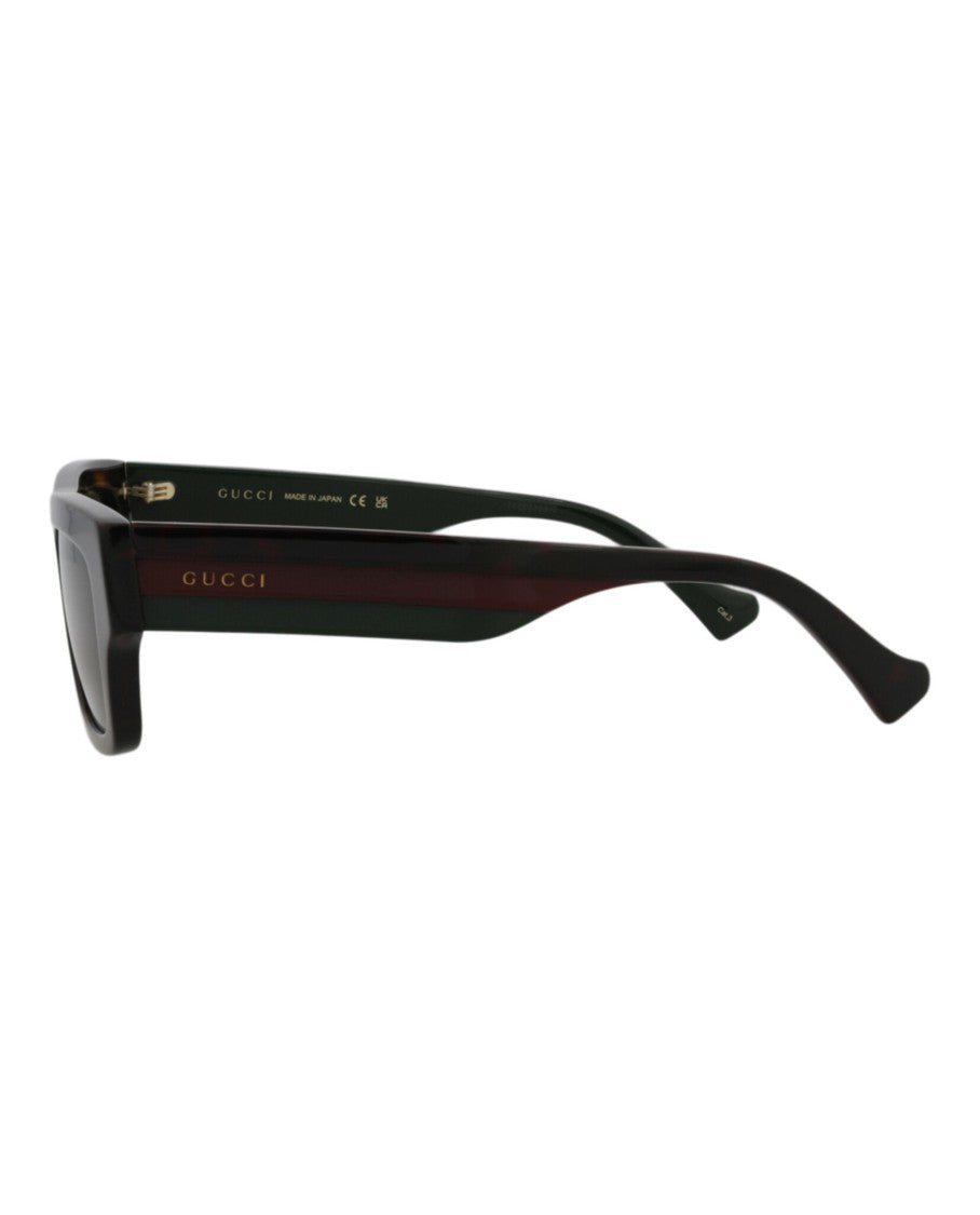 Gucci Square-Frame Recycled Acetate Sunglasses