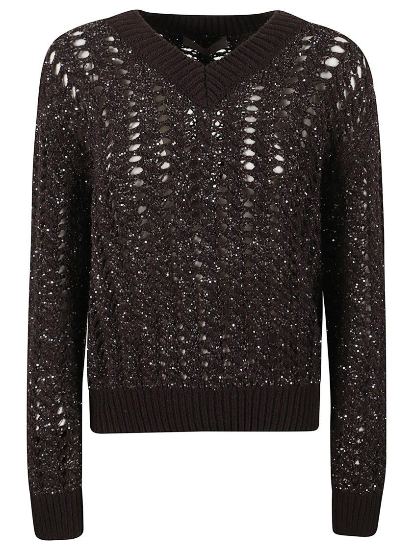 D. Exterior V Neck Sweater