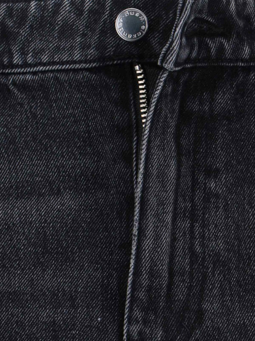 Alexander Wang "Bite" Denim Shorts – Black