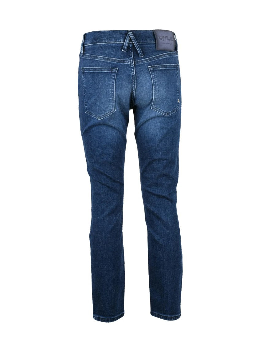 Cycle High Rise Slim Fit Denim Jeans With Classic Five-Pocket Design