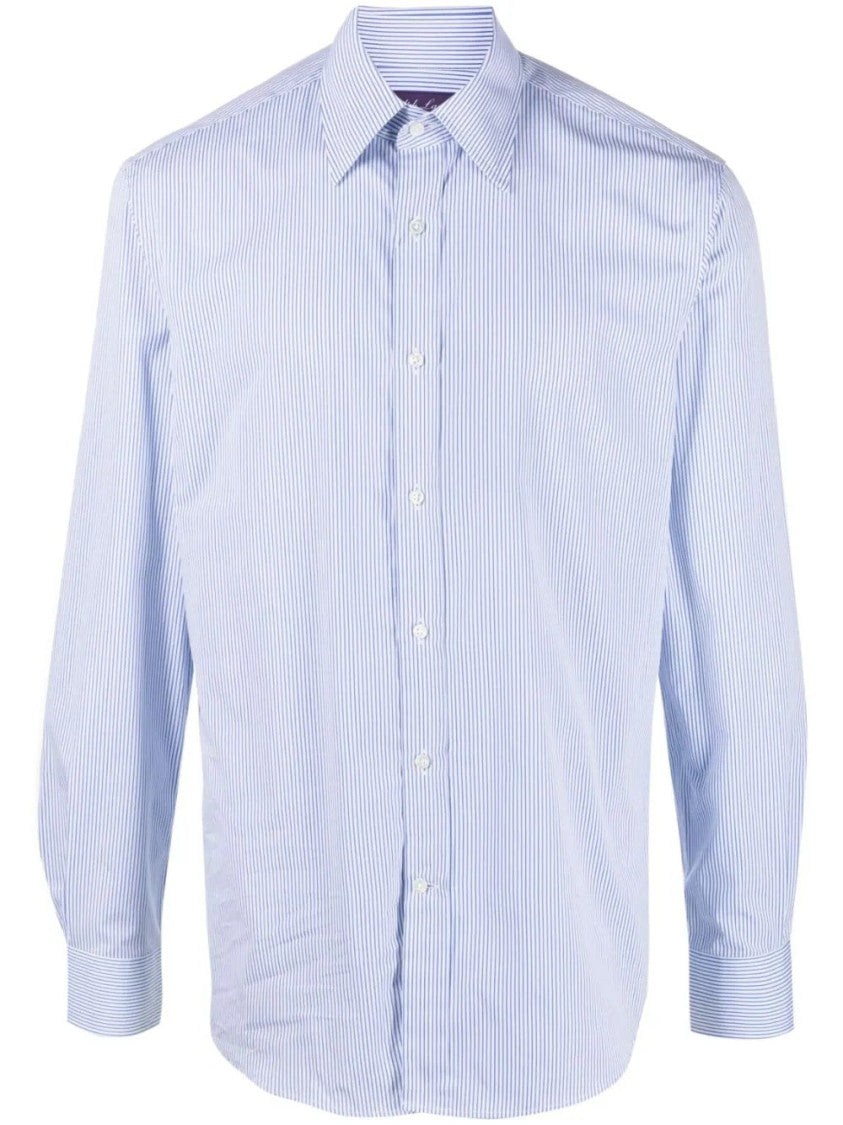 Ralph Lauren X Purple Label Classic Striped Long Sleeve Shirt