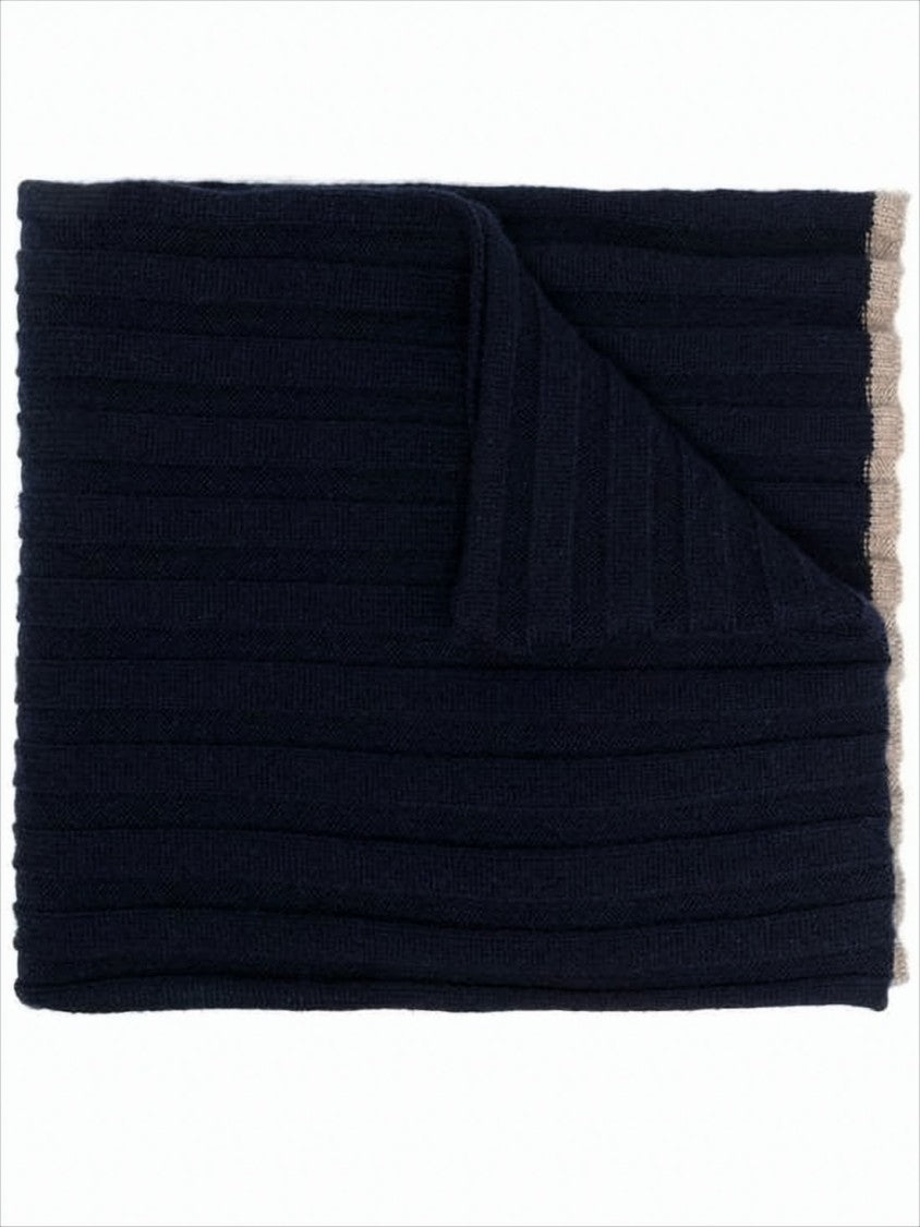Brunello Cucinelli Ribbed Cashmere Scarf