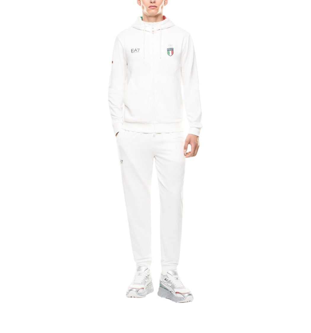 Ea7 Emporio Armani Tracksuit With Drawstring Hoodie