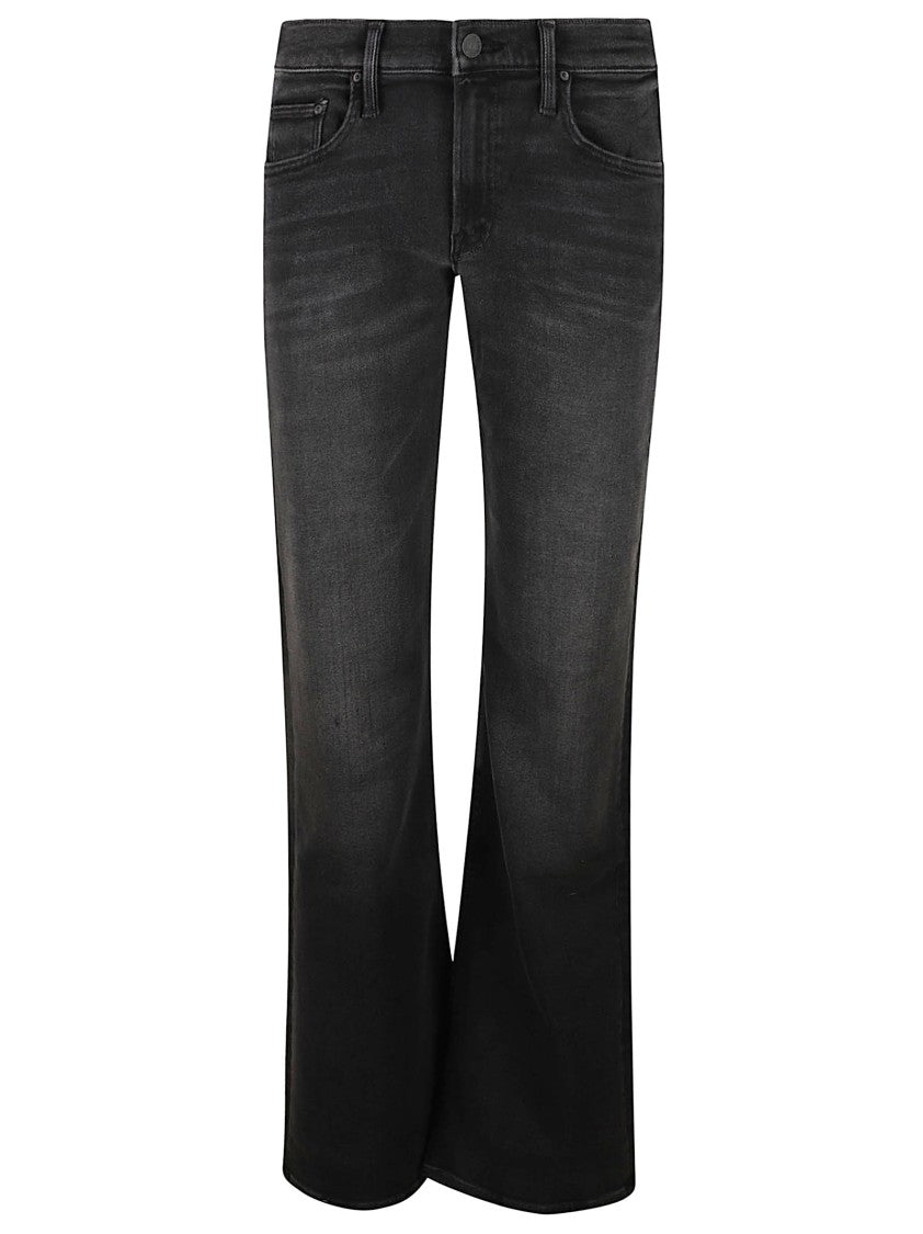 Mother High-Rise Flared Jeans With Classic Five-Pocket Design