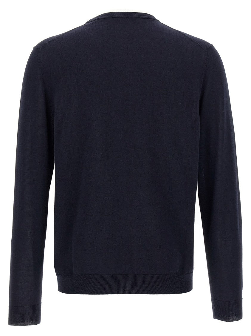 Zanone Lightweight Cotton Sweater With Crew Neck