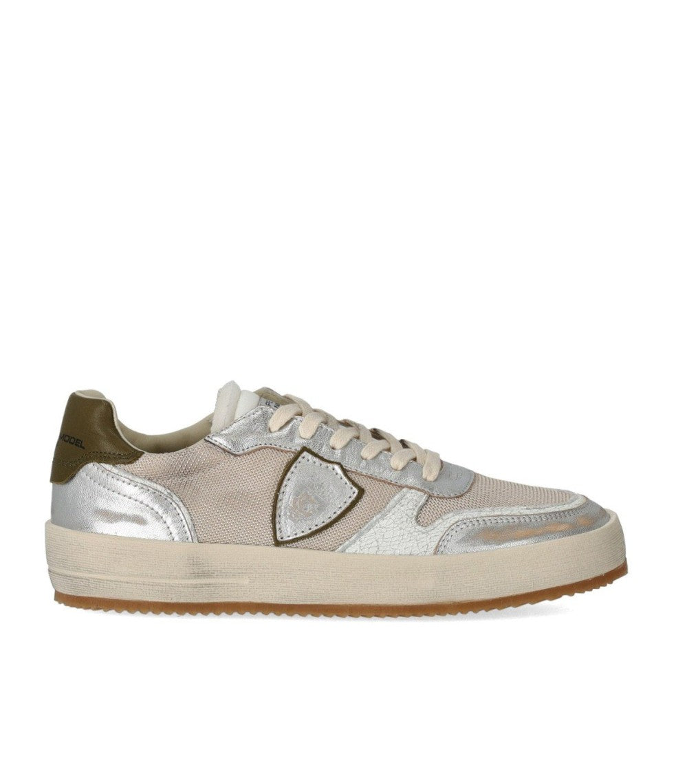 Philippe Model Nice Beige Military Sneaker