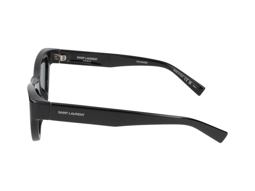 Saint Laurent Black Bold Cat-Eye Sunglasses