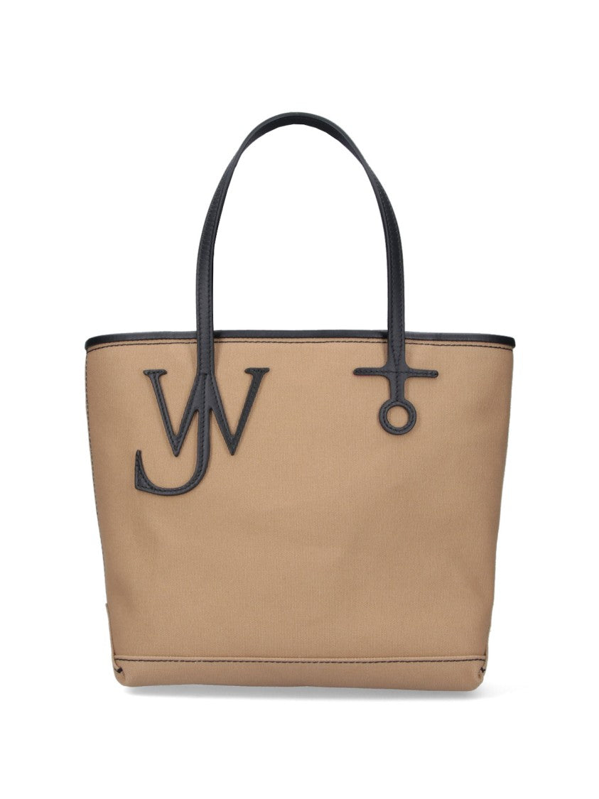 J. W. Anderson Beige Anchor Cotton Canvas Tote Bag