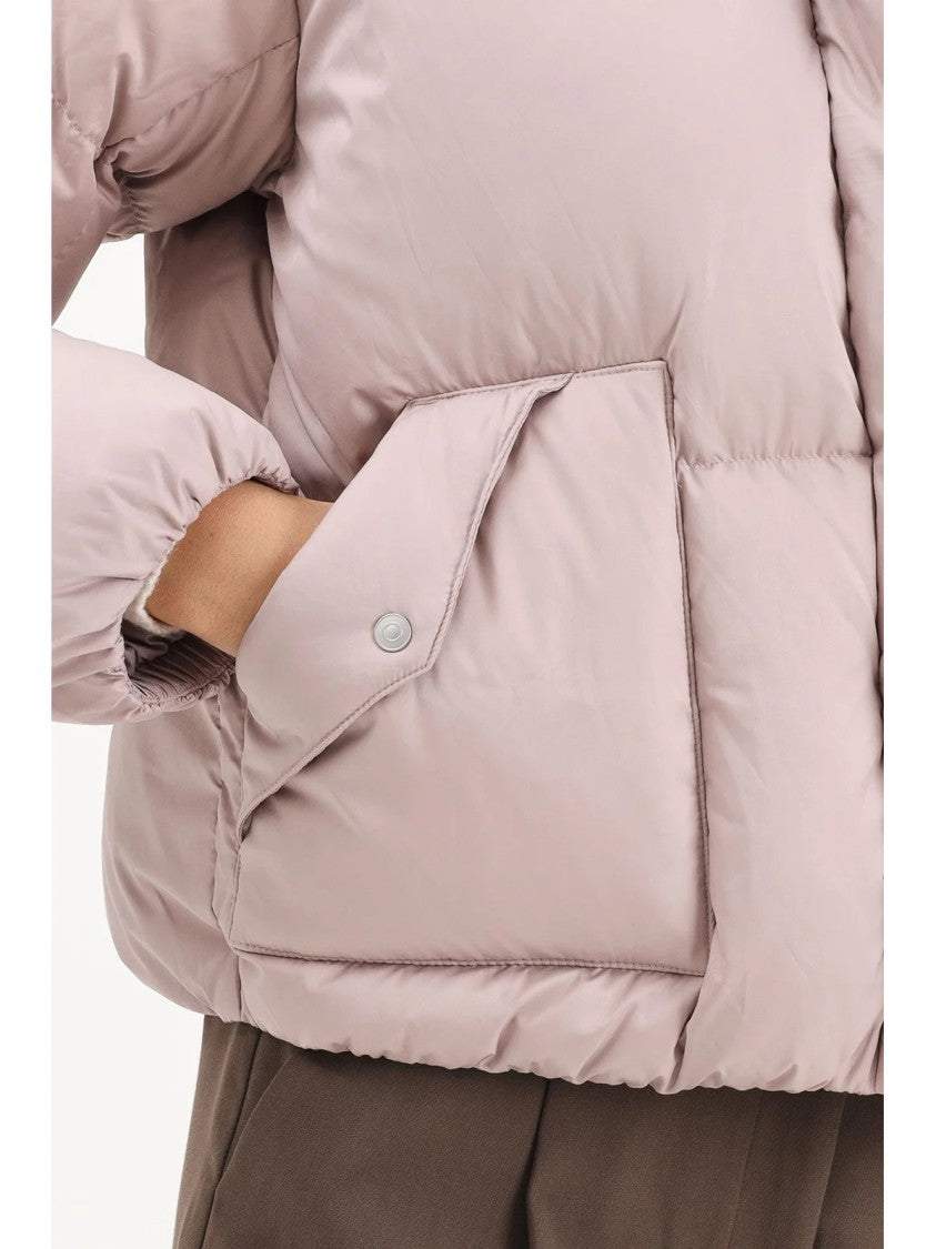 Levi's Beige Polyester Padded Down Jacket