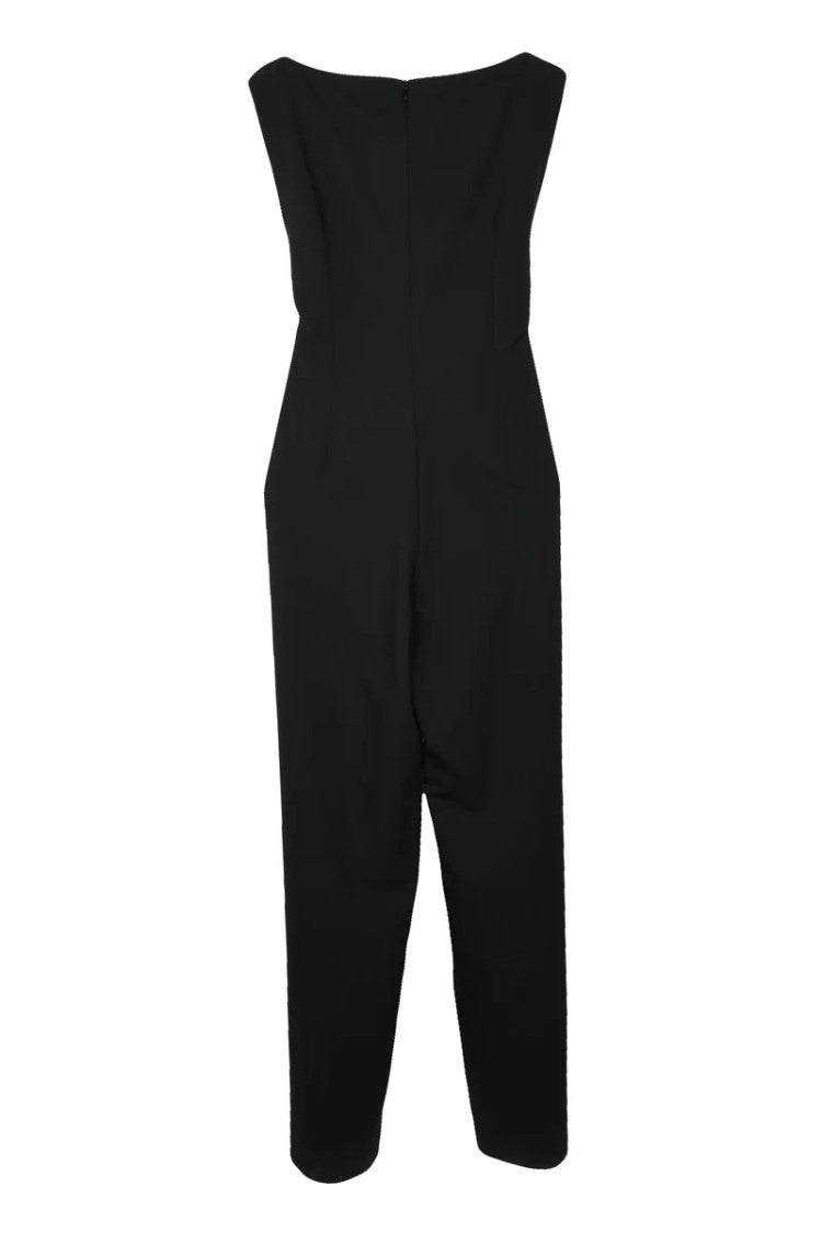 Herno Sleeveless Black Jumpsuit