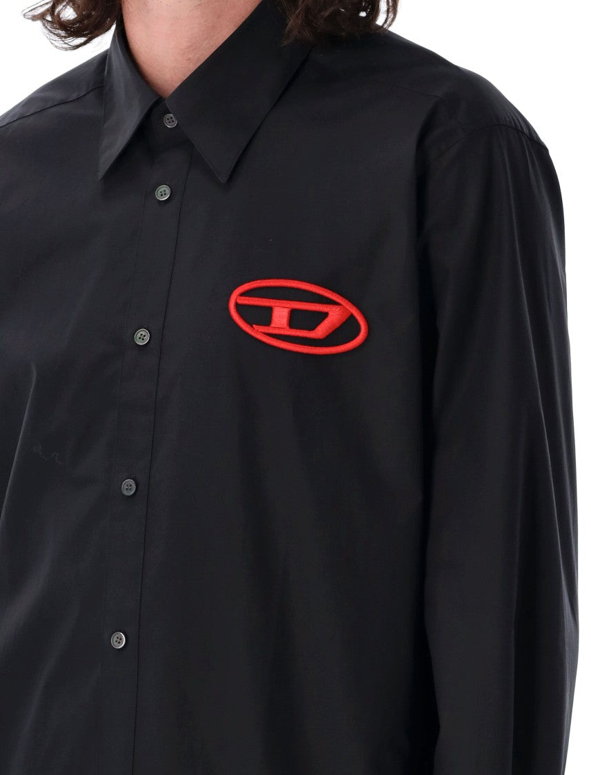 Diesel Black Button-Up S-Simply-D Shirt