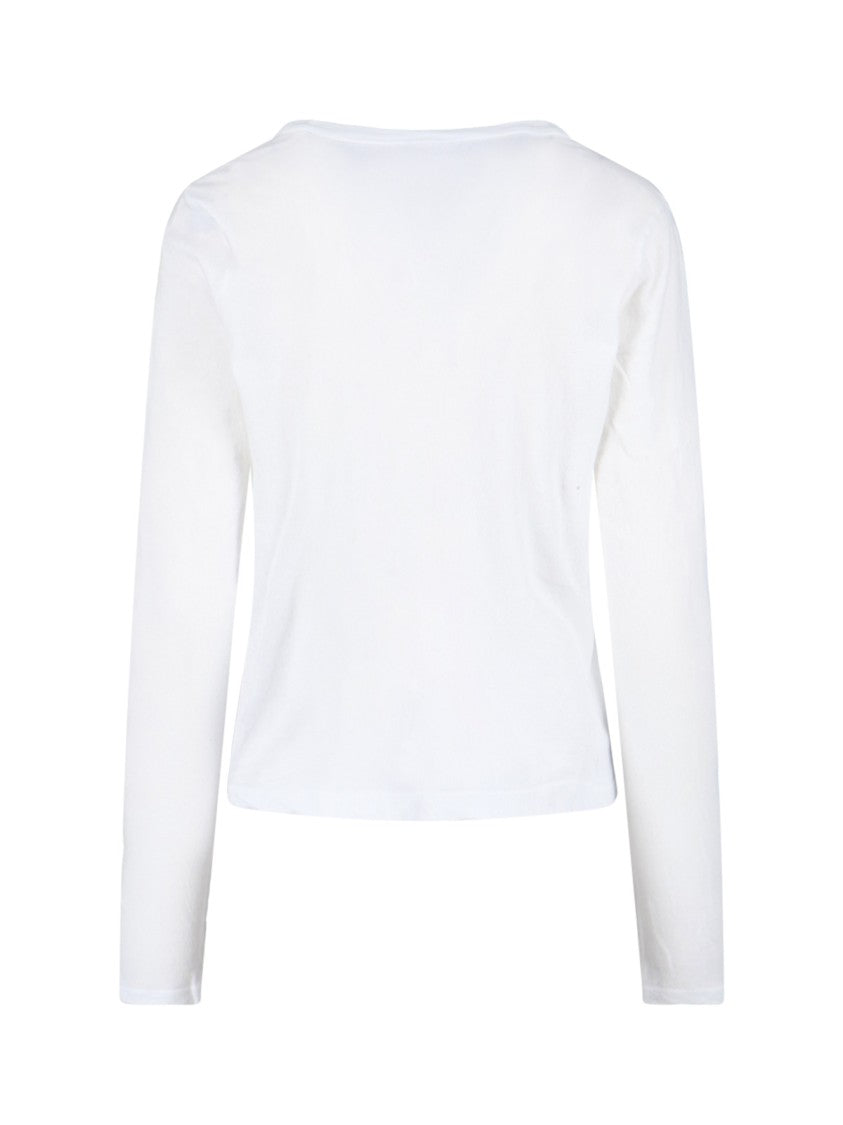 James Perse V-Neck T-Shirt – White