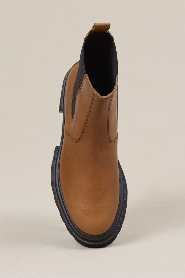 Hogan Brown Calfskin Ankle Boots