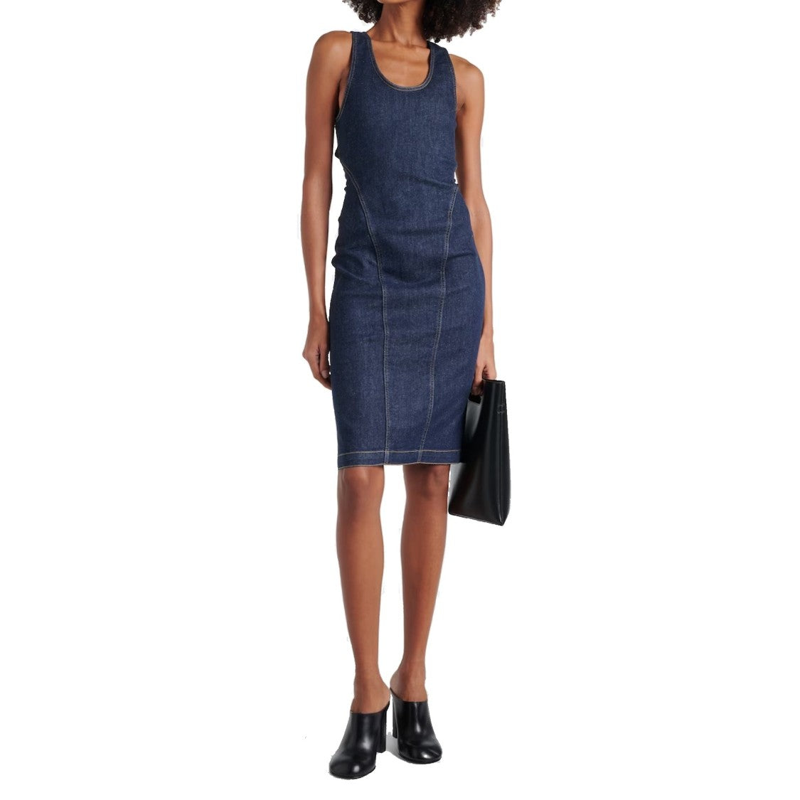 Alaïa Sculpt Denim Dress