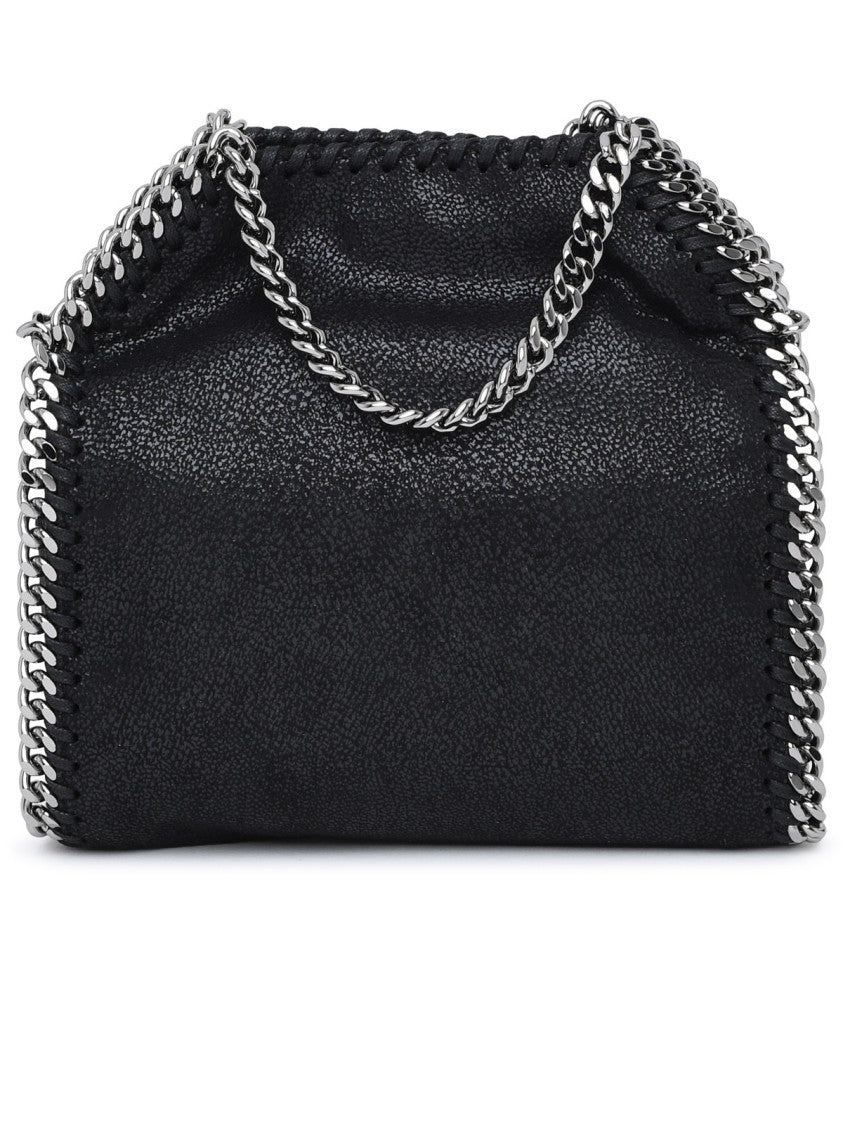 Stella Mccartney Black Polyester Tiny Falabella Bag
