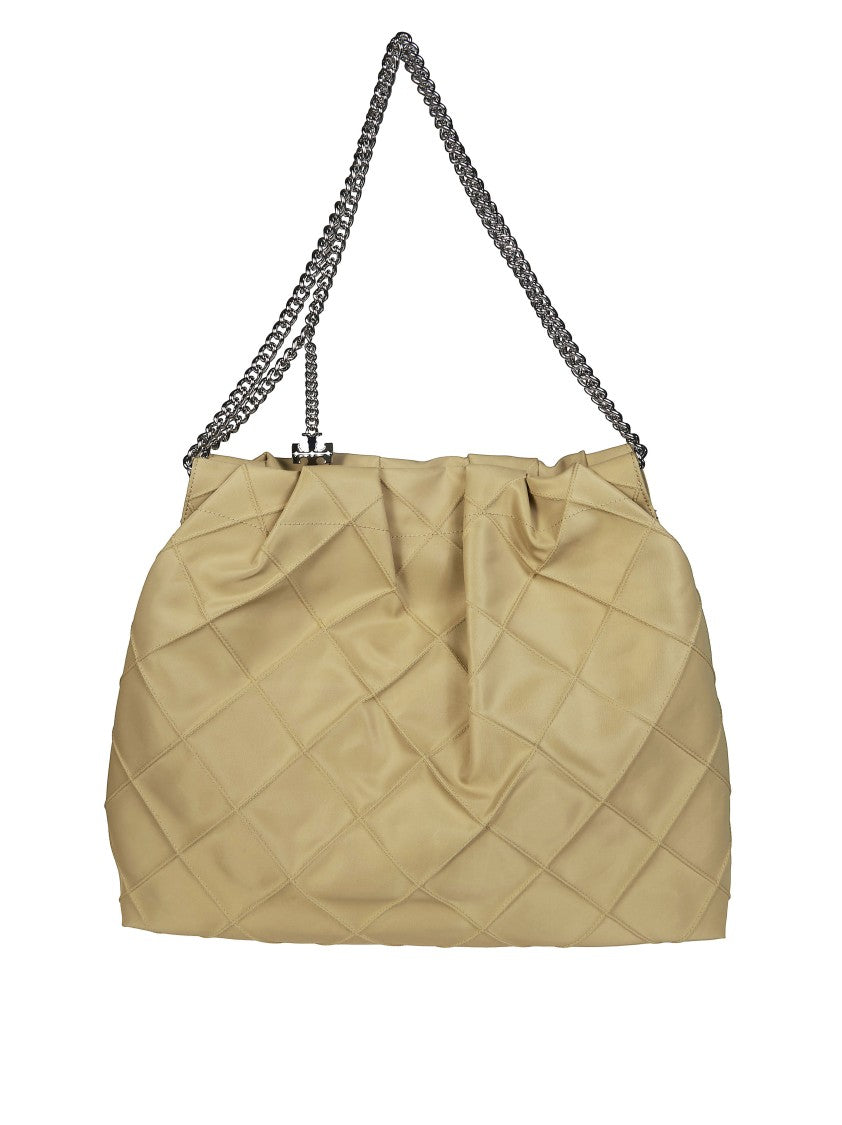 Tory Burch Quilted Fleming Nylon Spacious Shoulder Bag