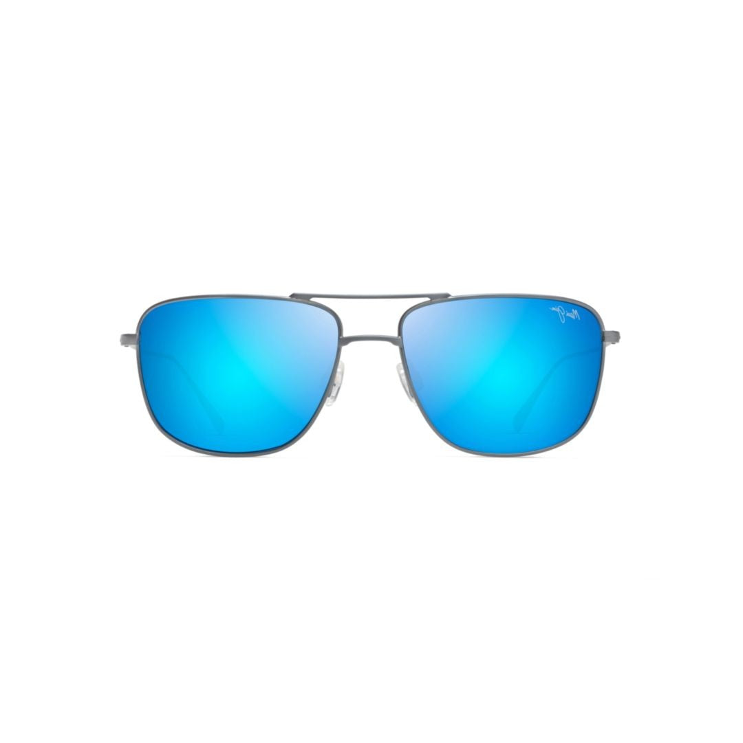 Maui Jim Mikioi Square-Shaped Double Bridge Sunglasses