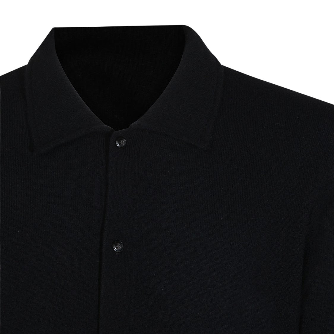 Lisa Yang Fitted Collar Button-Up Sweater