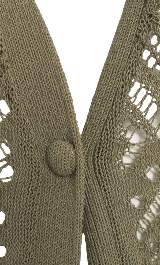 Liu Jo Long Lace Crochet Cardigan