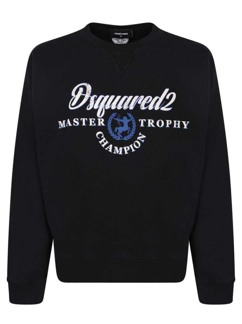 Dsquared2 Black Logo Print Sweatshirt