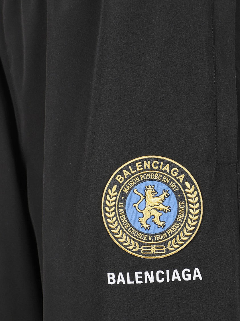 Balenciaga Straight-Leg Tracksuit Trousers With Elastic Waistband