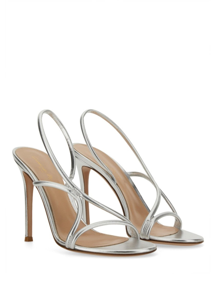 Gianvito Rossi High-Stiletto Nappa Sandals With Straps