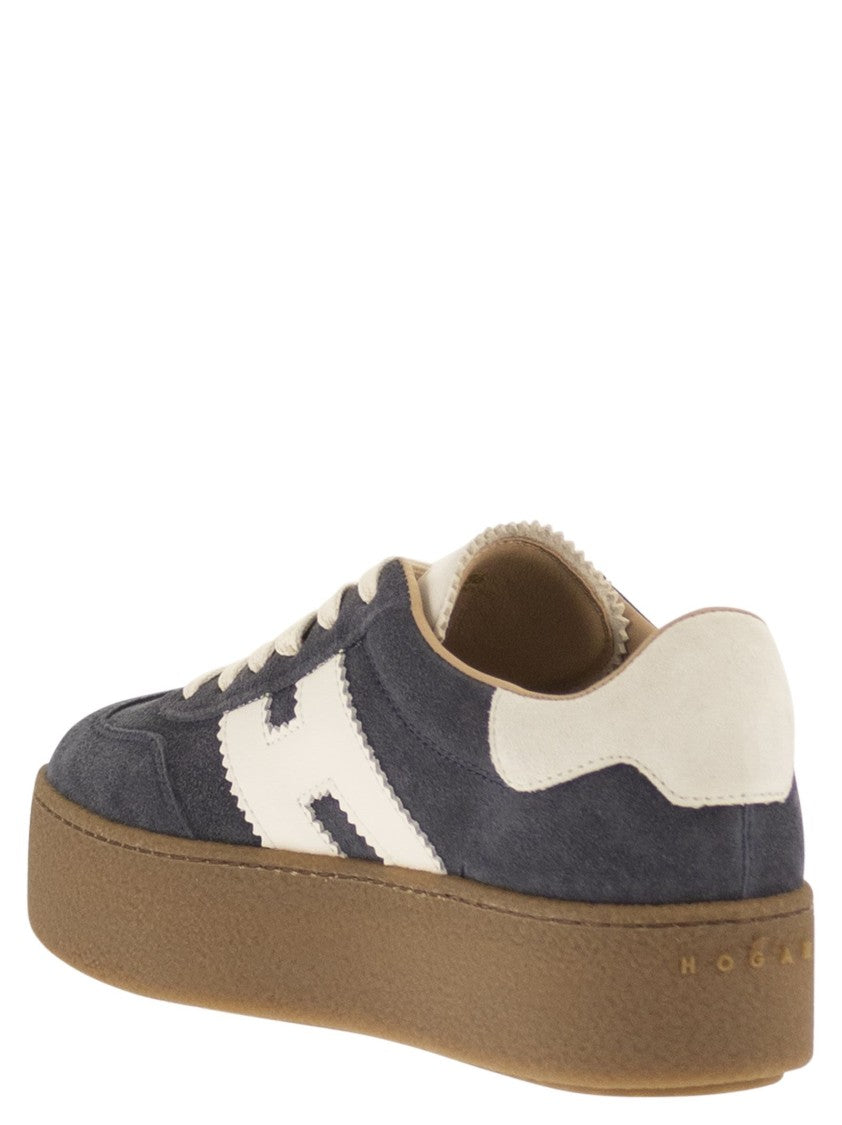 Hogan Cool - Suede Trainers With Thick Soles