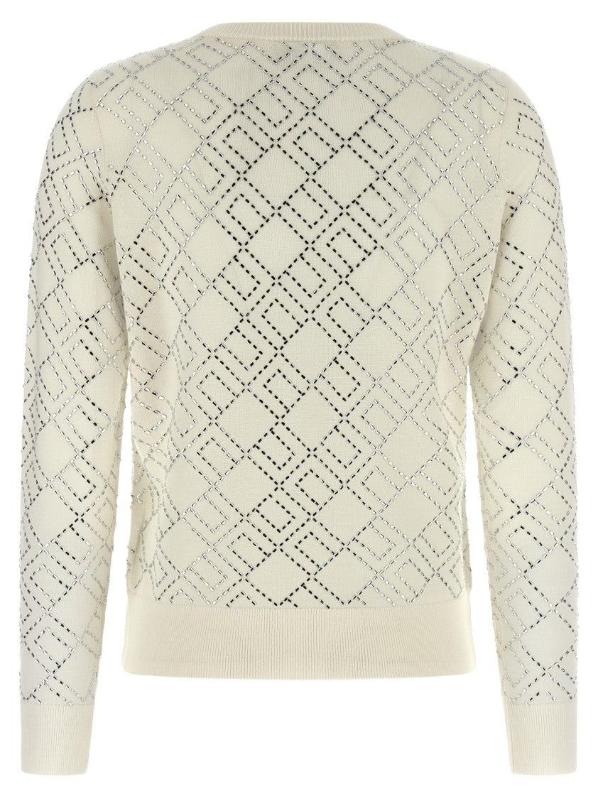Elisabetta Franchi Crystal Cardigan