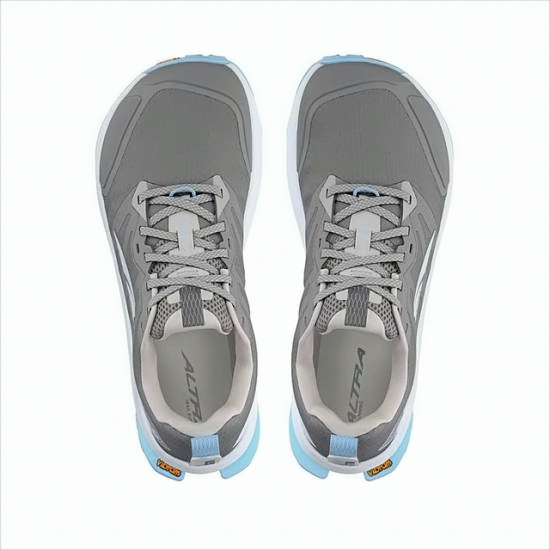 Altra Grey Athletic Shoes With Light Blue Accents