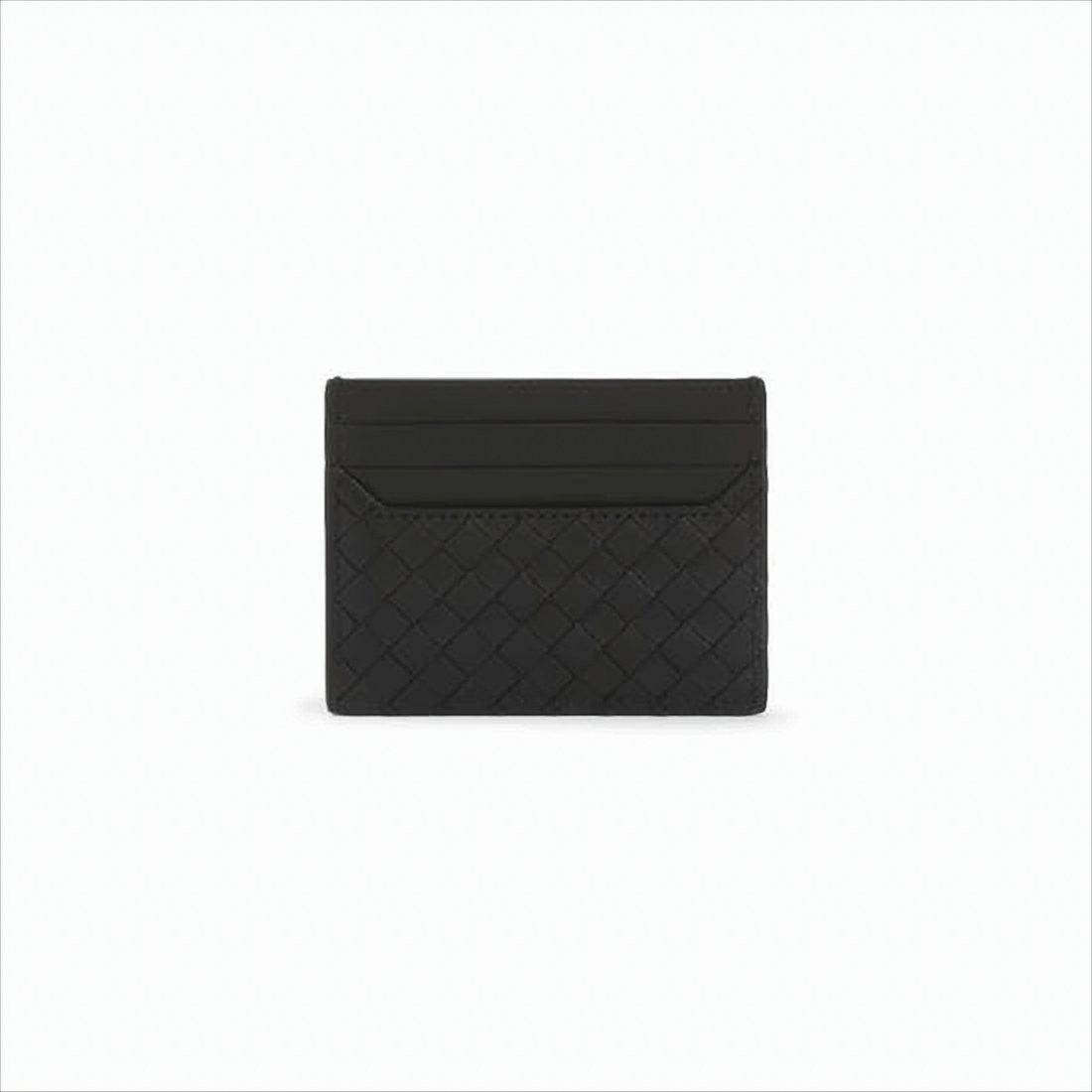 Bottega Veneta Woven Leather Card Wallet