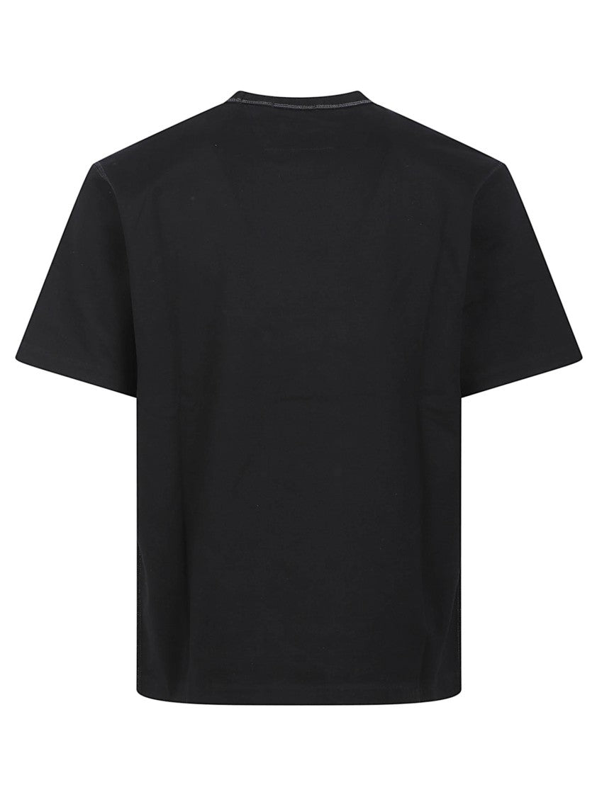 C.P. Company Short-Sleeve Black T-Shirt With Graphic Print