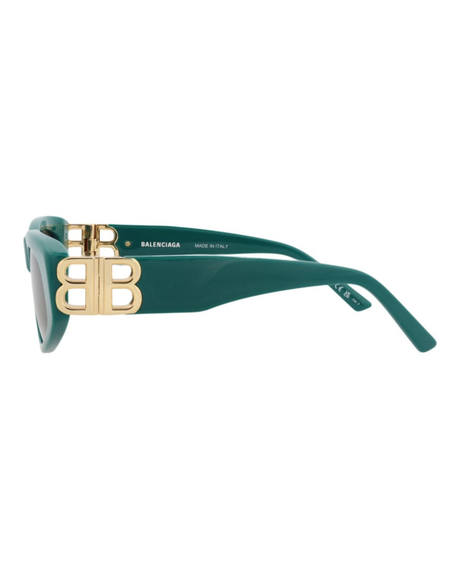 Balenciaga Cat Eye-Frame Acetate Sunglasses With Bold Metal Accents