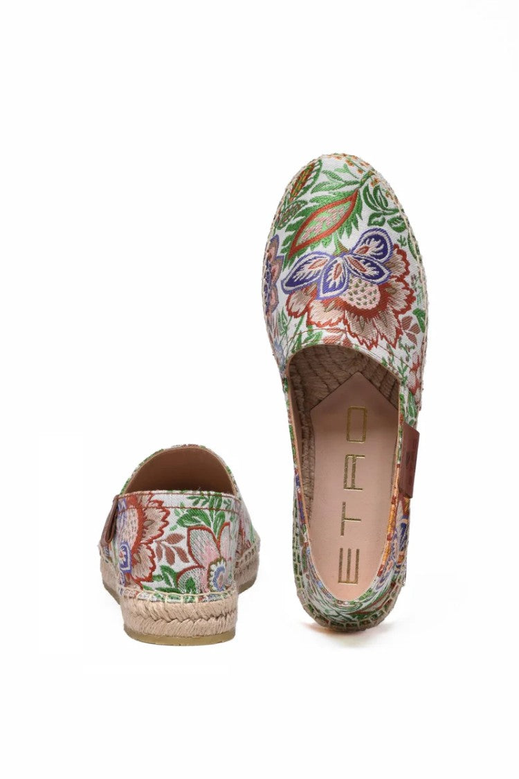 Etro Damask Rope Espadrilles - Multicolor