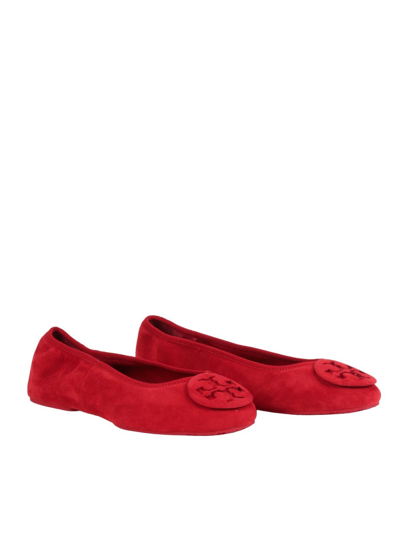 Tory Burch Reva Soft Suede Ballet Flats