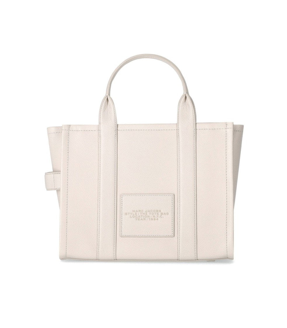 Marc Jacobs The Leather Medium Tote Cotton Handbag