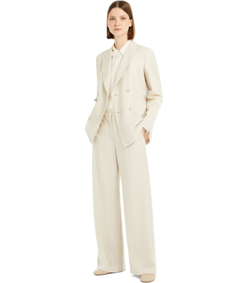 Max Mara Nervoso Sabbia Double-Breasted Blazer